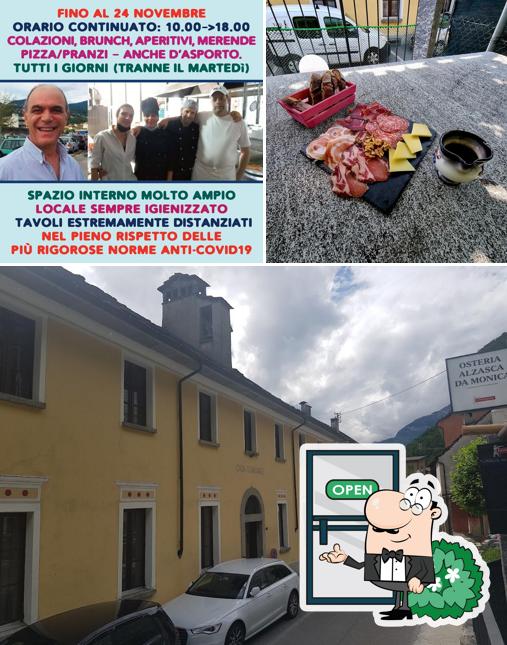 Puoi goderti l'aria fresca dal dehors di Osteria Grotto Alzasca