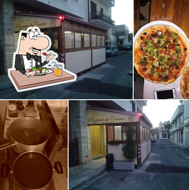 Platti al Pizzeria da Cosimo