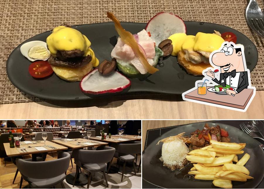 O QCeviche Restaurante se destaca pelo comida e interior