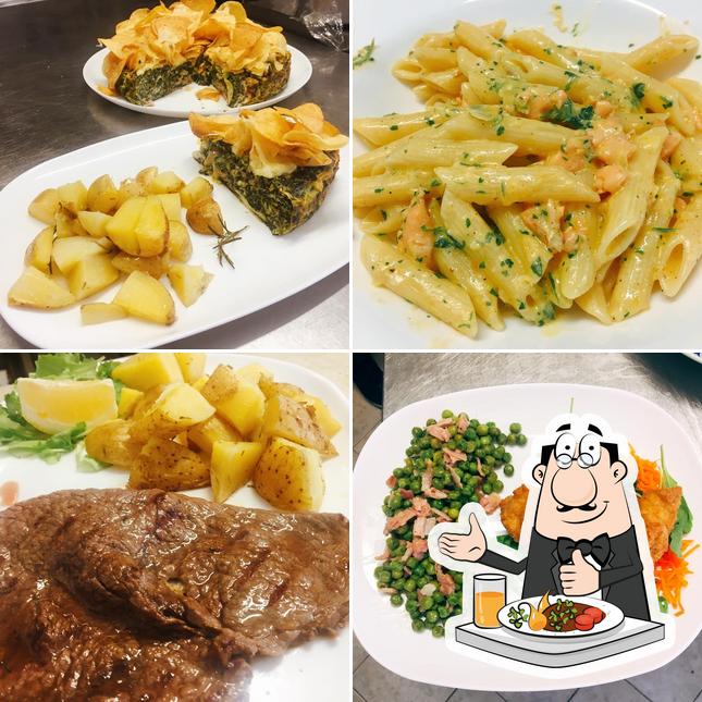 Platti al Trattoria Alla Rotonda