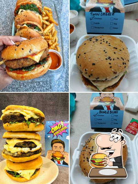 Try out one of the burgers available at Buns & Bros