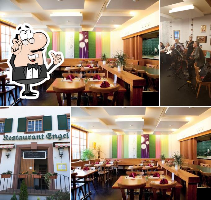 Gli interni di Restaurant Engel
