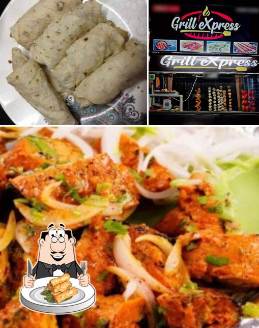 Spring rolls at Grill Express