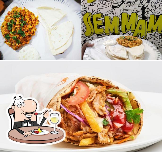 Pulled pork sandwich at Oh My Shawarma