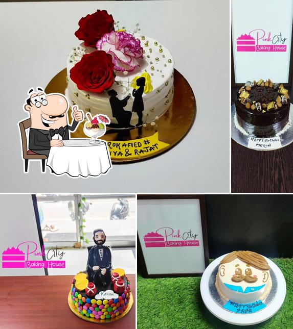 Pink City Baking House - The Complete Cake Shop ( PURE VEGETARIAN BAKERY) provides a variety of desserts