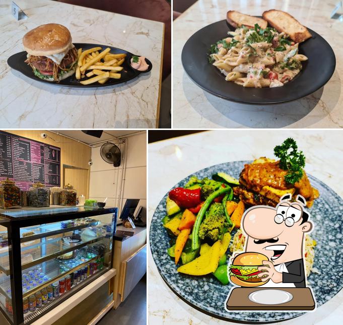 Order a burger at Punjab street