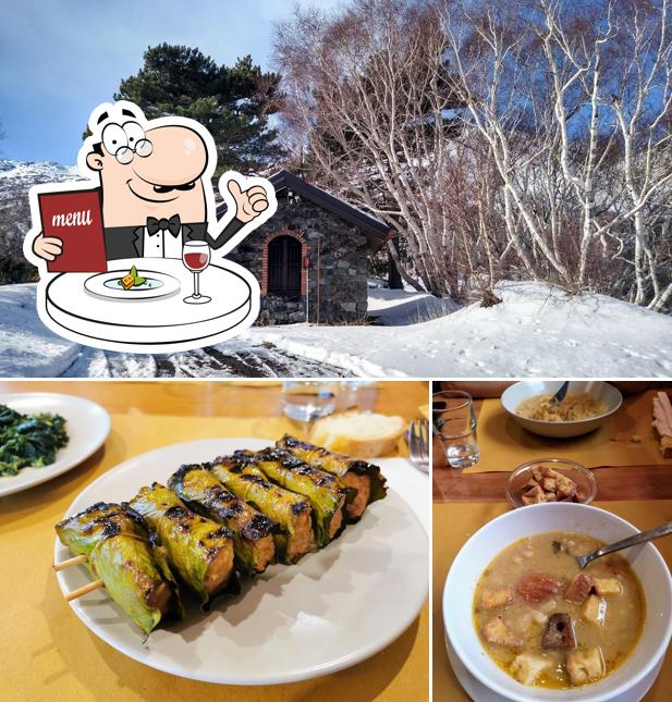 La immagine di cibo e esterno da Rifugio Citelli