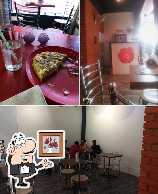 The interior of The PIZZA CAFE