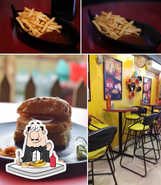 Taste chips at The Wadapav Café