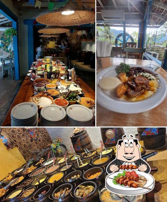 Comida em Restaurante Dona Deli