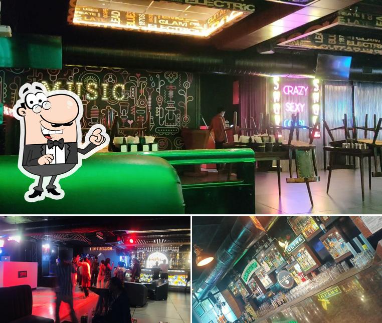 Take a seat at one of the tables at Shor Lounge