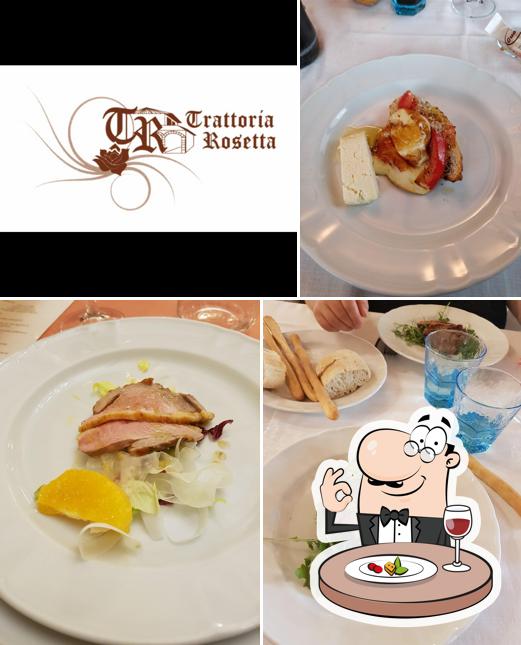 Cibo al Ristorante Trattoria Rosetta