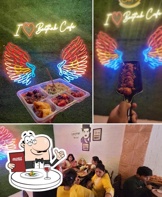 Food at Baithak Cafe and Restaurant