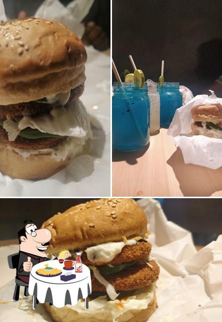Try out a burger at CAFE 51