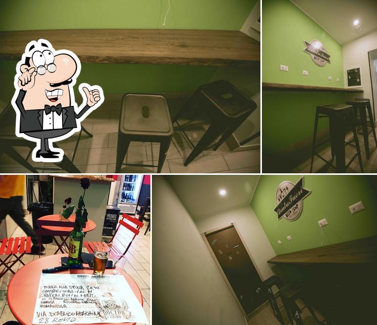 Gli interni di Doctor Drink BeerShop
