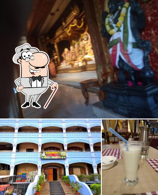 Govinda's Veg Restaurant, ISKCON TEMPLE is distinguished by exterior and beverage
