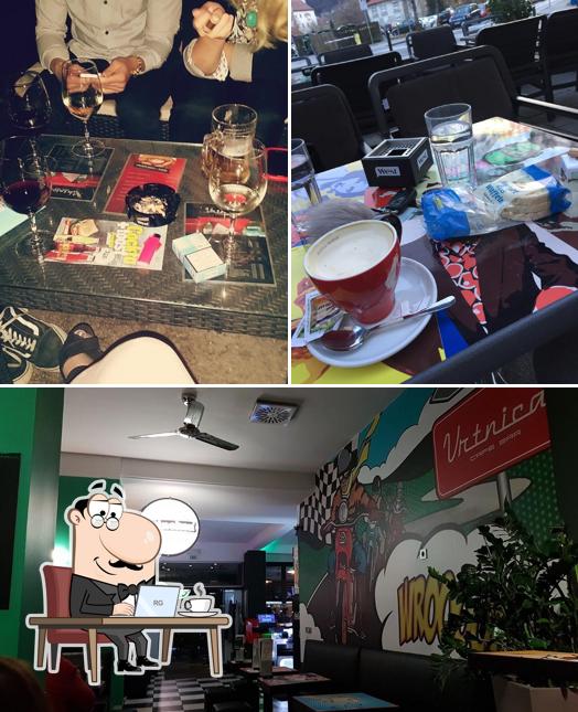 Gli interni di Bar Vrtnica