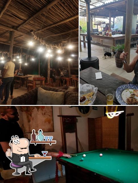 O interior do Cervejaria Complô