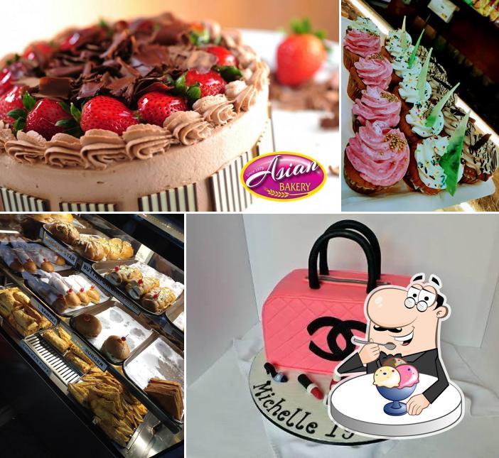 Asian Bakery offers a selection of desserts