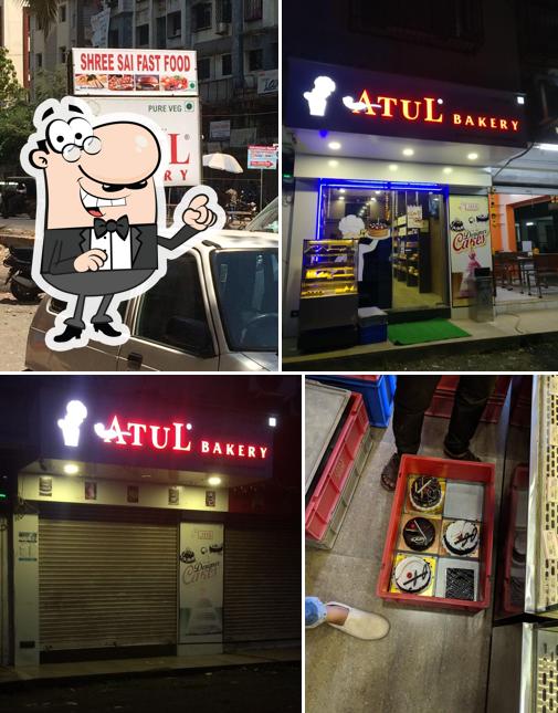 The exterior of Atul Bakery Mashal Chowk Daman