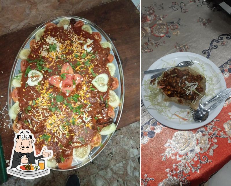 Food at Kumkum family restaurant