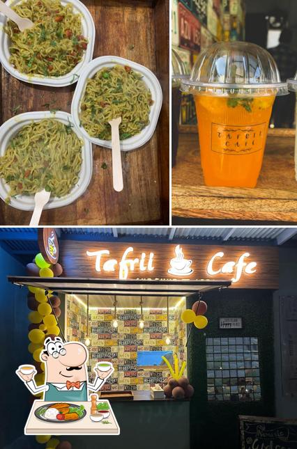 Food at Tafrii Cafe