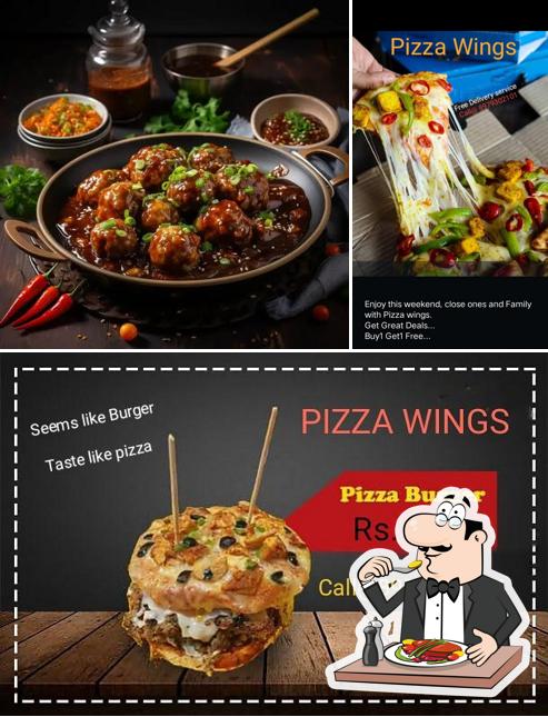 Food at WINGS CAFE