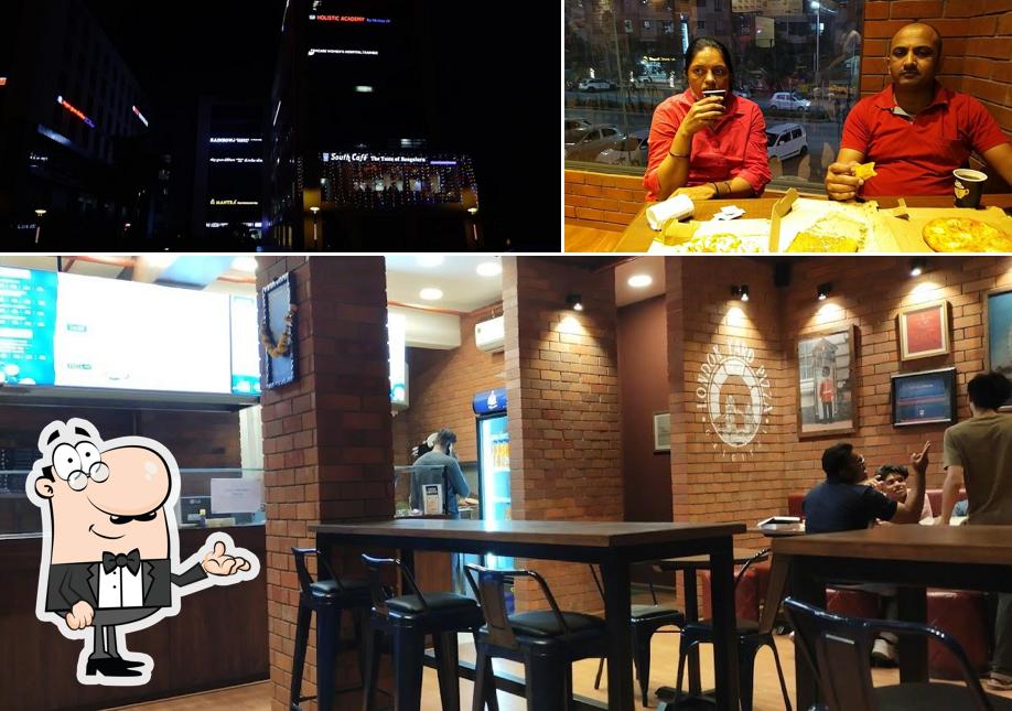The restaurant's interior and exterior