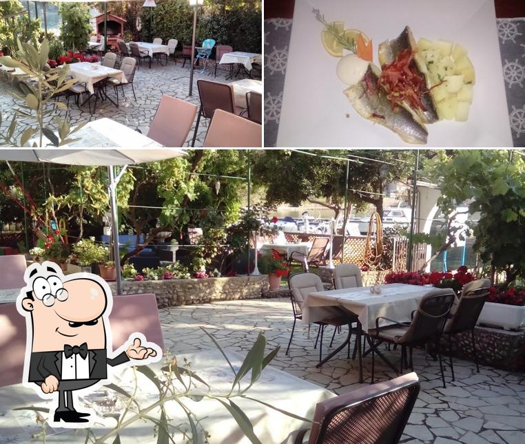 La immagine della interni e cibo di Buffet,apartmani KUKI