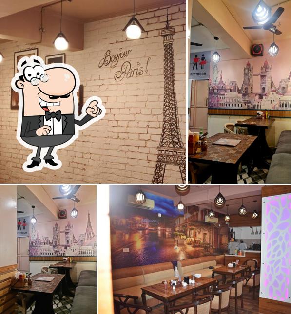 The interior of Cafe Hugs And Mugs