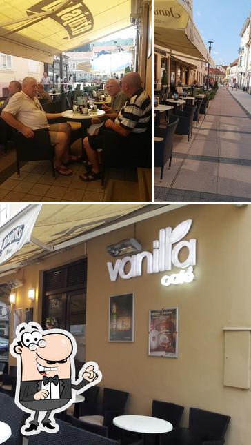 Gli interni di Vanilla cafe