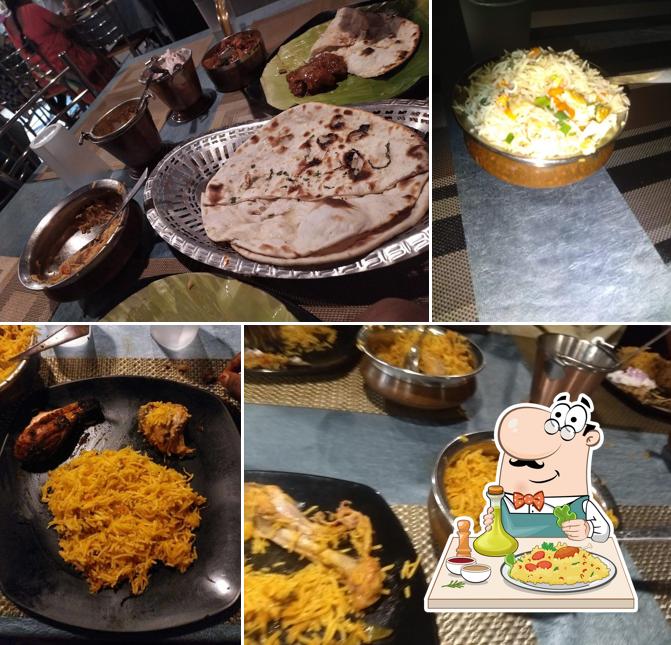 Food at Falafel Restaurant