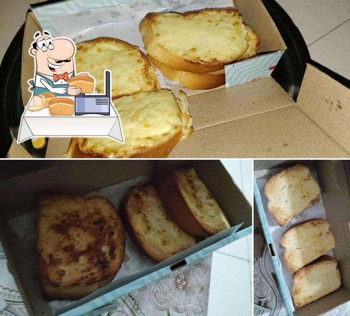 Garlic bread at William John's Pizza