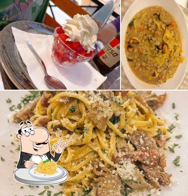 Spaghetti alla carbonara al Hostaria 100Celle Ristorante di Quartiere a Centocelle