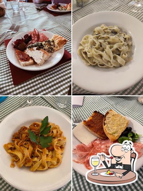 Tagliatelle al Ristorante La Tana Dell'Orso