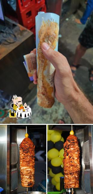 Food at Shawarma Bro