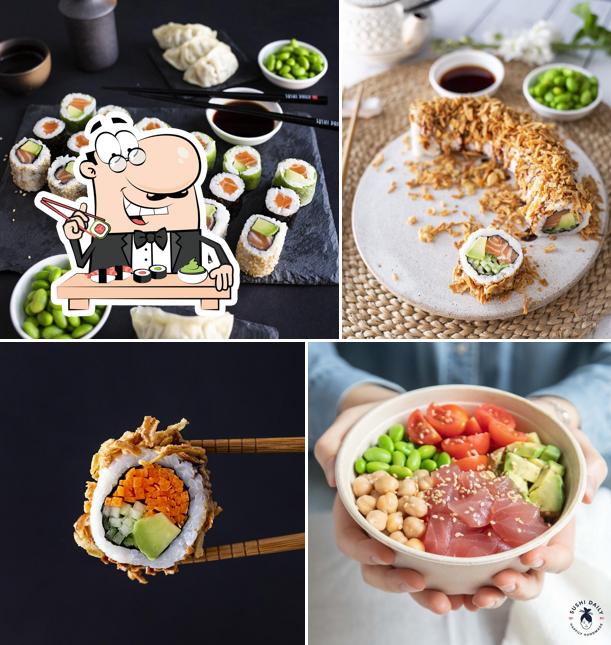 Scegli le diverse opzioni di sushi