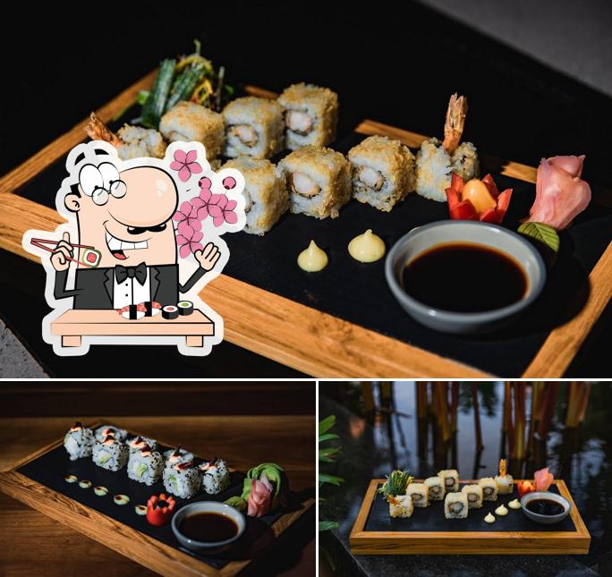 Try out different sushi options