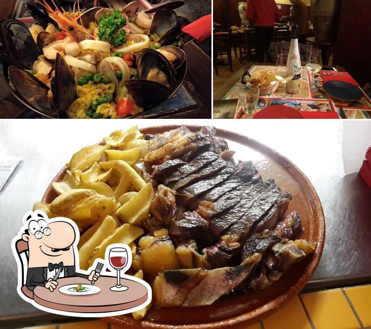 La immagine della cibo e tavolo da pranzo di Taberna Movida