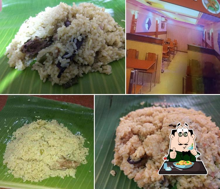 Food at Thambi annan's Biriyani Hotel