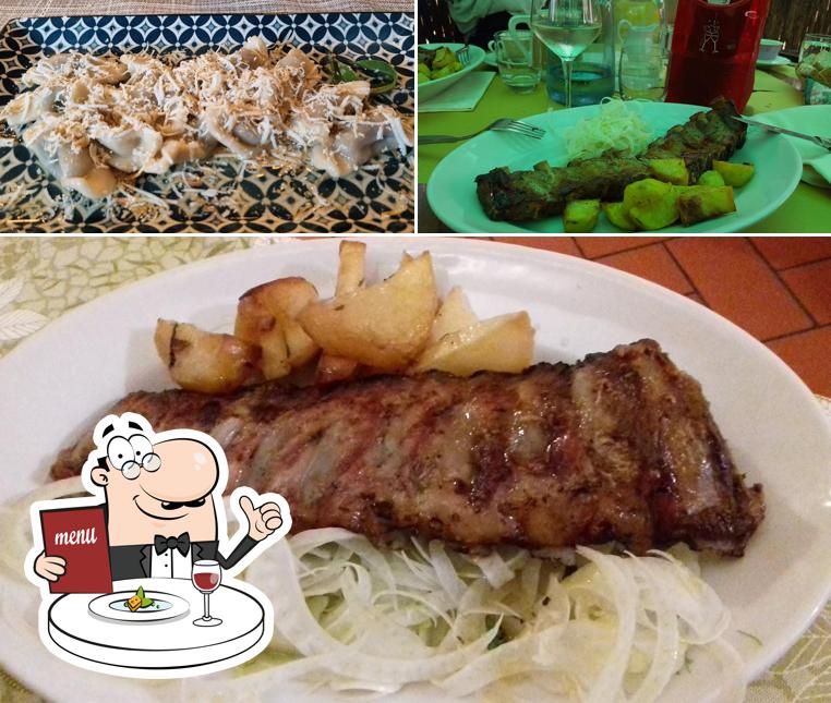 Platti al Trattoria Da Mario Enoteca dello Schioppettino