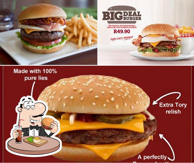 Get a burger at Wimpy
