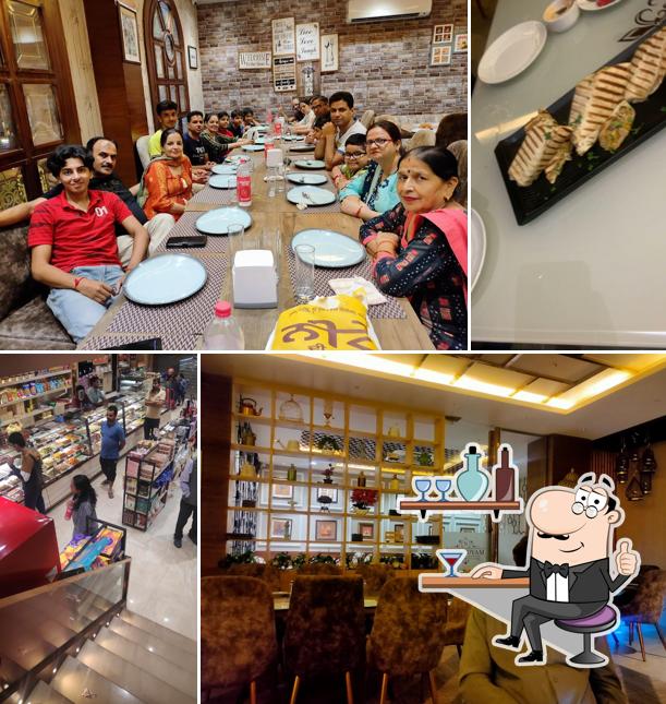 The interior of Shri Naivedyam Sweets & Bakers