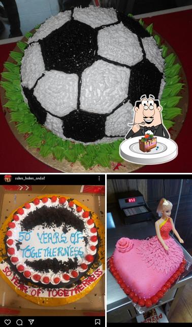 Chocolate cake at Cakes & Bakes