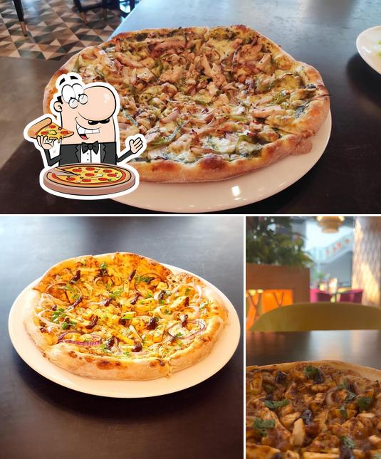 Pick pizza at California Pizza Kitchen Dadar