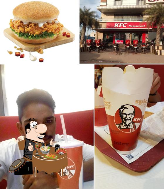 Pulled pork sandwich at KFC