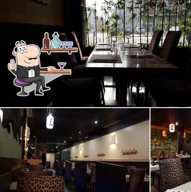 Gli interni di Nami Zhao Ristorante Giapponese