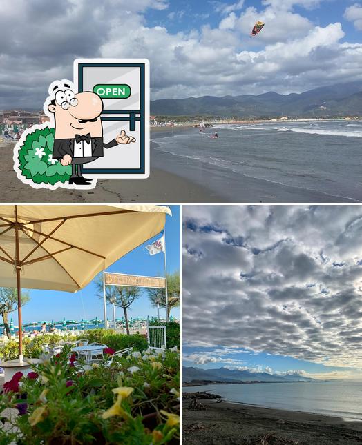 Guarda gli esterni di Bagno Ristorante Italia