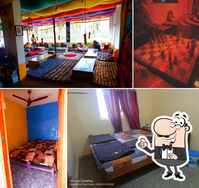 The interior of Dream catcher restaurant and guest house