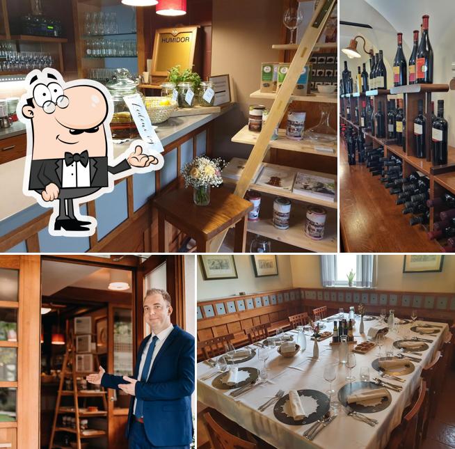 Gli interni di Dvor Jezersek Brnik